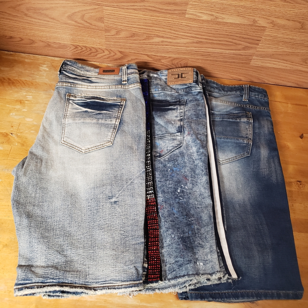 Men's Blue Jean Shorts